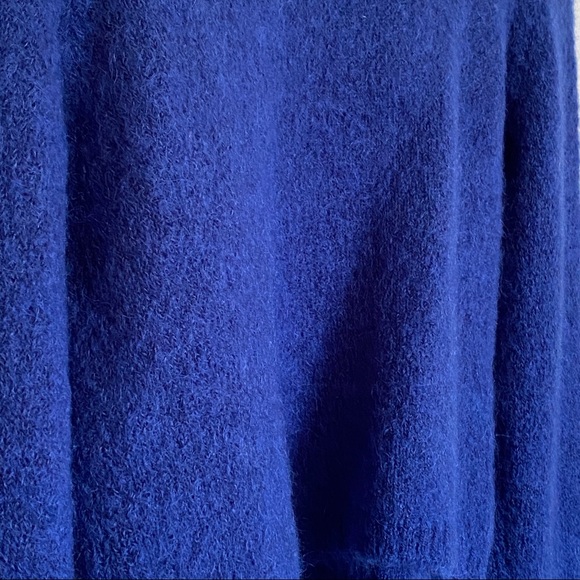 Vintage mohair mock neck crop sweater - Picture 3 of 4